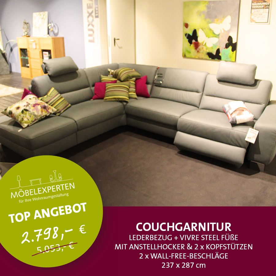 Couchgarnitur Ausstellungsstück